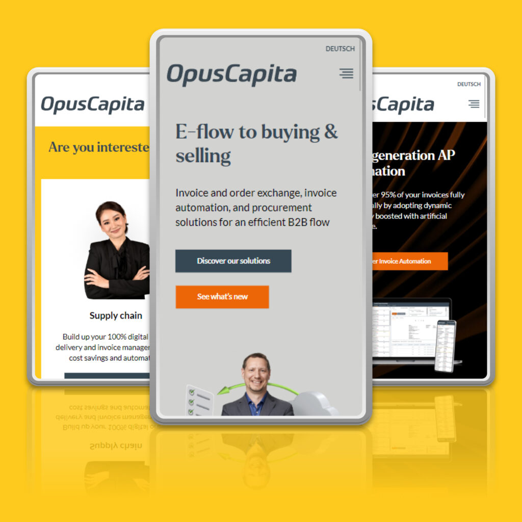 OpusCapita website